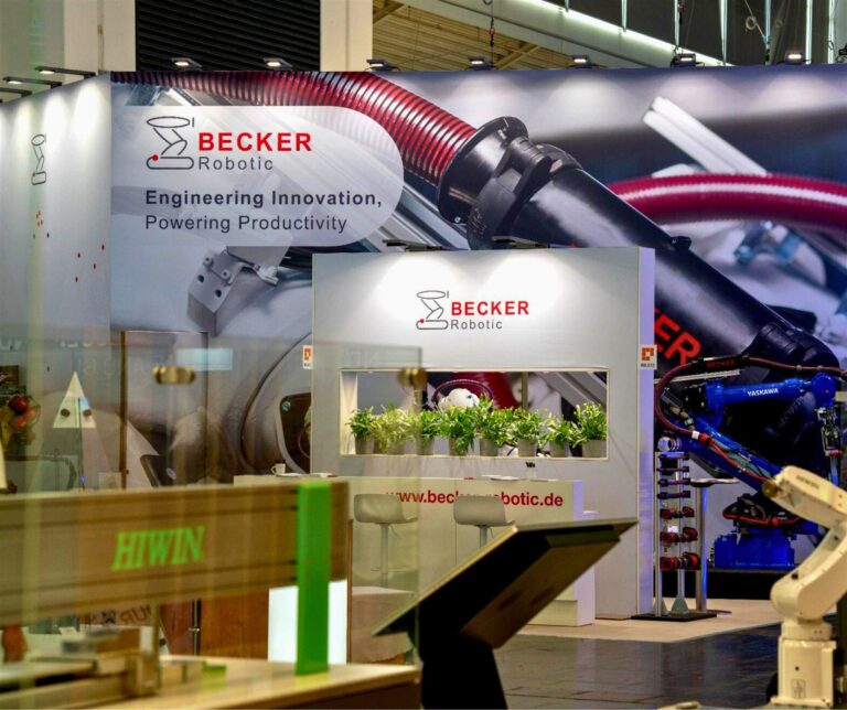 Becker Robotic stand at Automatica 2025
