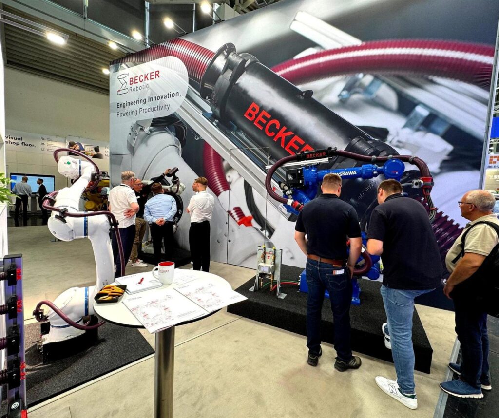 Becker Robotic stand at Automatica 2025