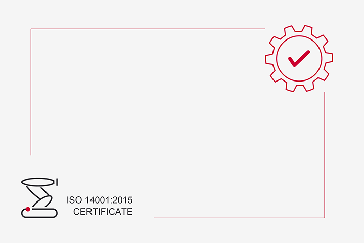 ISO 14001:2015 certificate